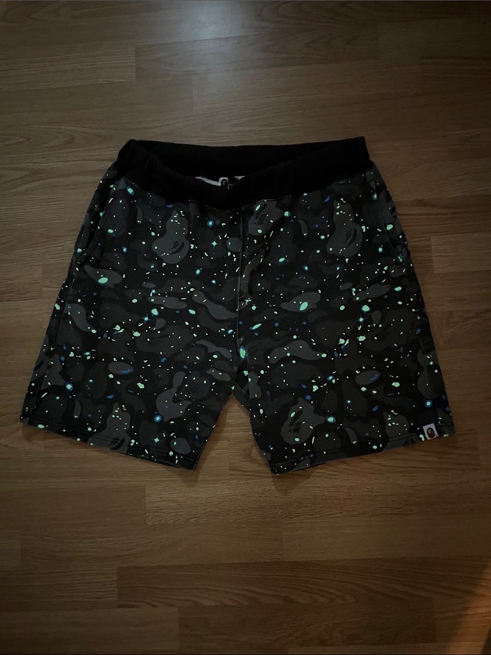 A Bathing Ape - glow in the dark shorts